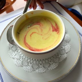 Gluten-free soup from Belle Haven Club